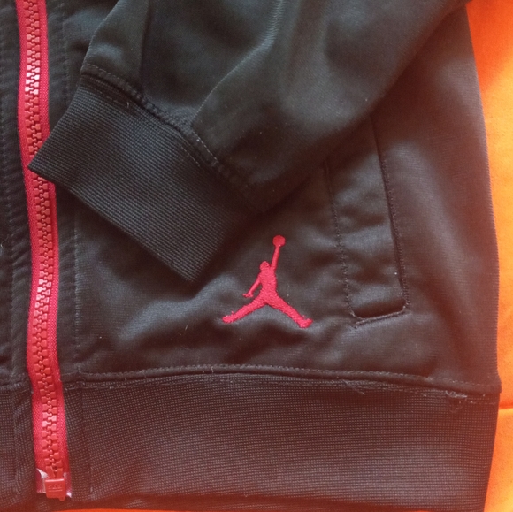 Air Jordan Jumpman Jacket Boys Kids Size 6-7 Years Large (L) Black - Picture 4 of 5